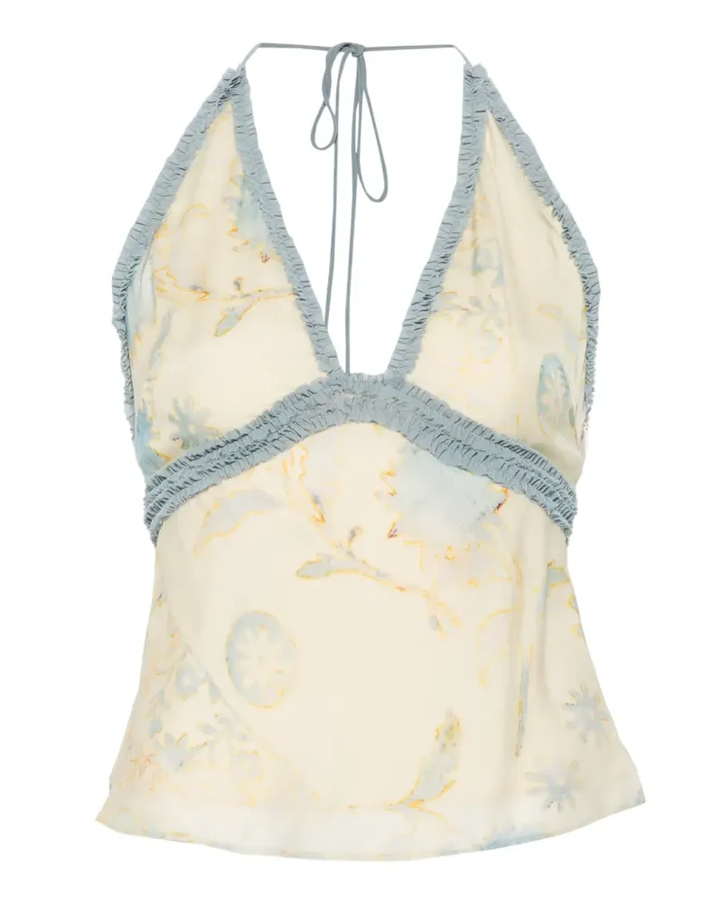 SIR Cecile floral-print top - Gelb Gelb