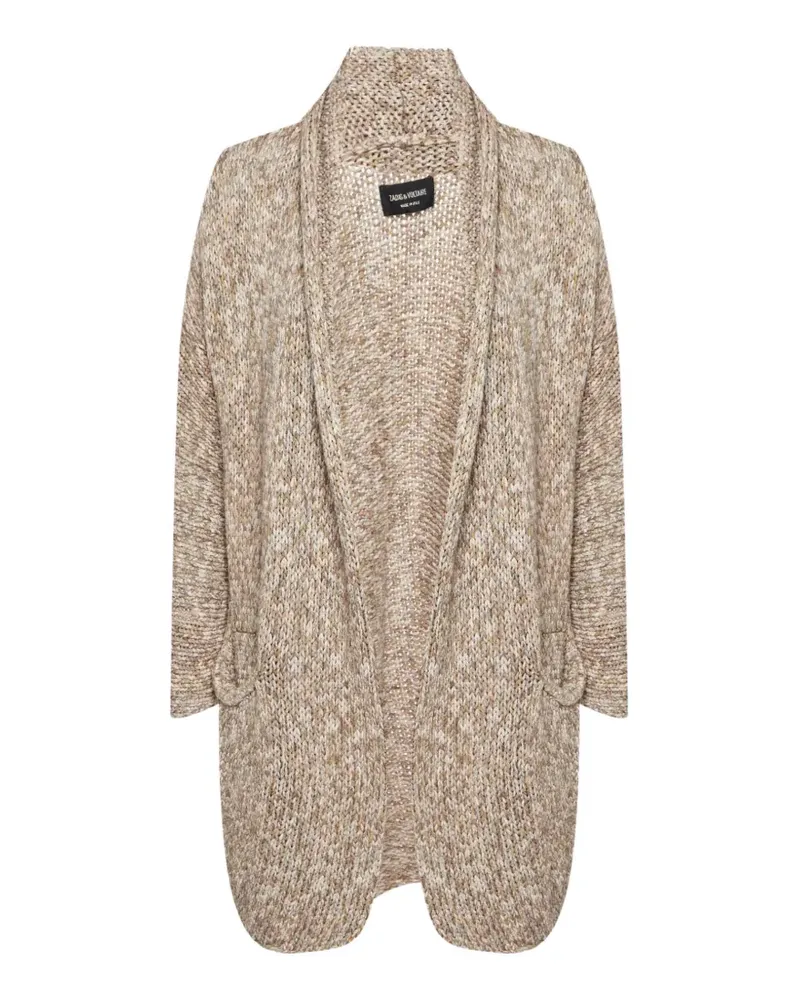 Zadig & Voltaire open-front cotton cardigan - Nude Nude