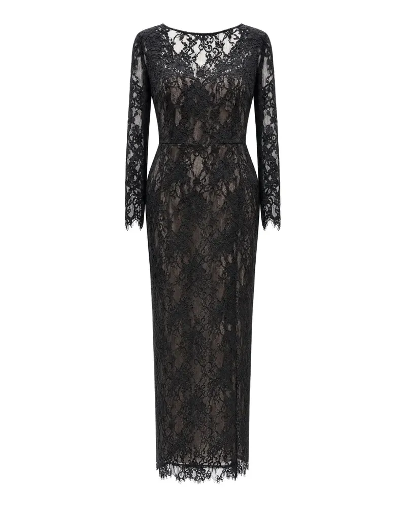 BRONX AND BANCO Kleid mit kurzen Ärmeln - Schwarz Schwarz