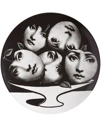 Fornasetti Tema e Variazioni n.104 Wandteller Schwarz