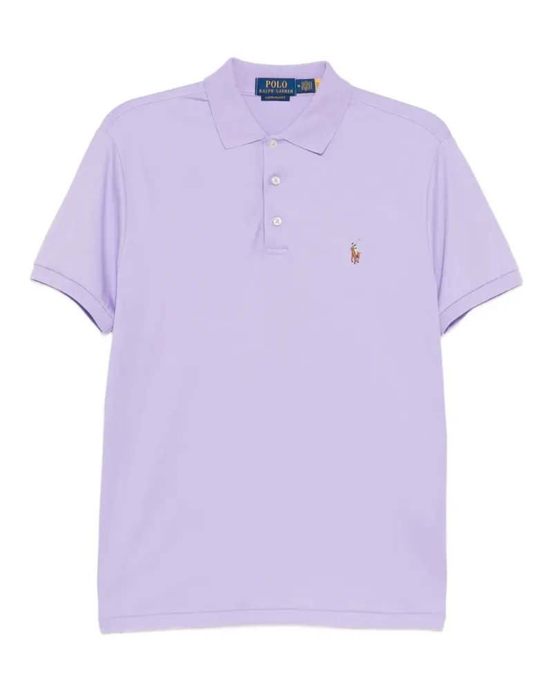 Ralph Lauren Poloshirt mit Logo-Stickerei - Violett Violett