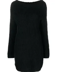 Dsquared2 Schulterfreies Minikleid Schwarz