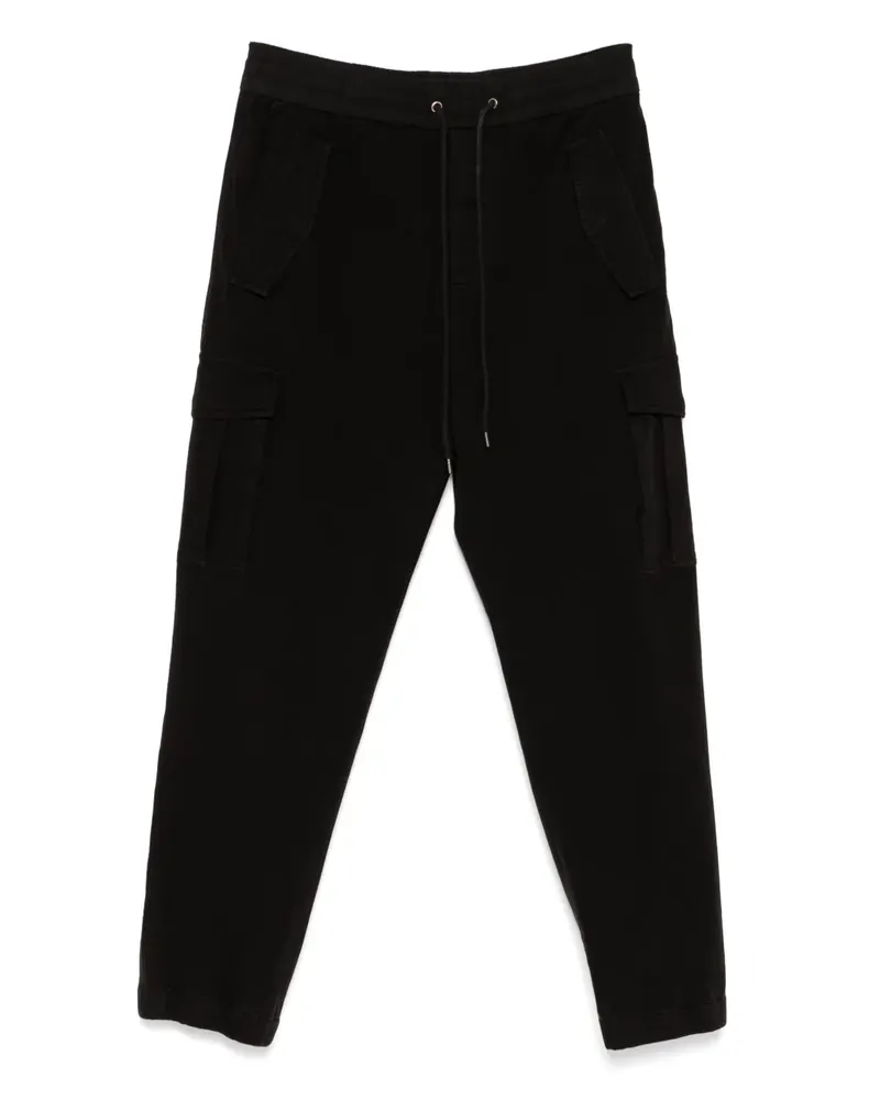 James Perse Terry Cargohose - Schwarz Schwarz