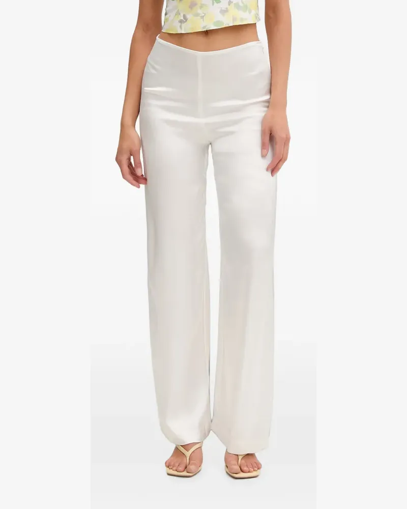 Bardot Devin mid-rise palazzo pants - Weiß Weiß