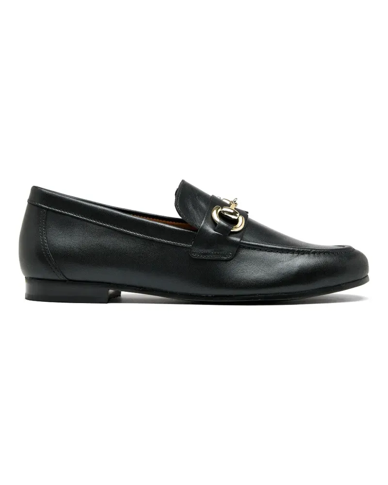Sarah Chofakian Praga buckle leather loafers - Schwarz Schwarz