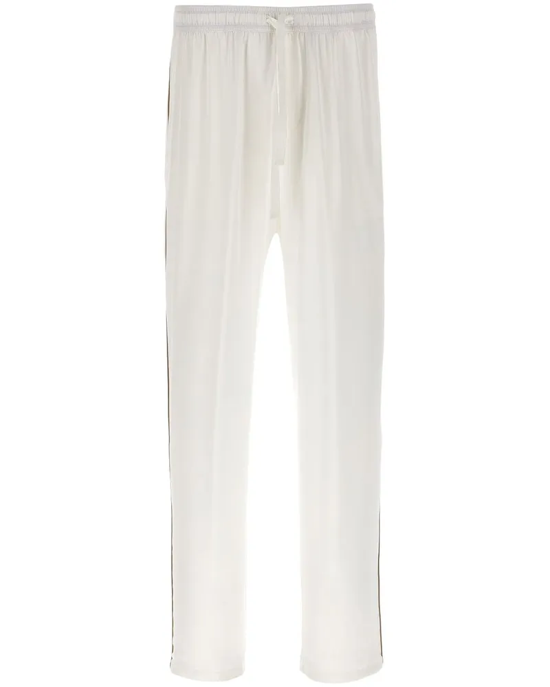 Dolce & Gabbana Hose aus Seide - Weiß Weiß