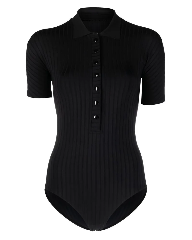 Eres Gerippter Cachaca Badeanzug - Schwarz Schwarz