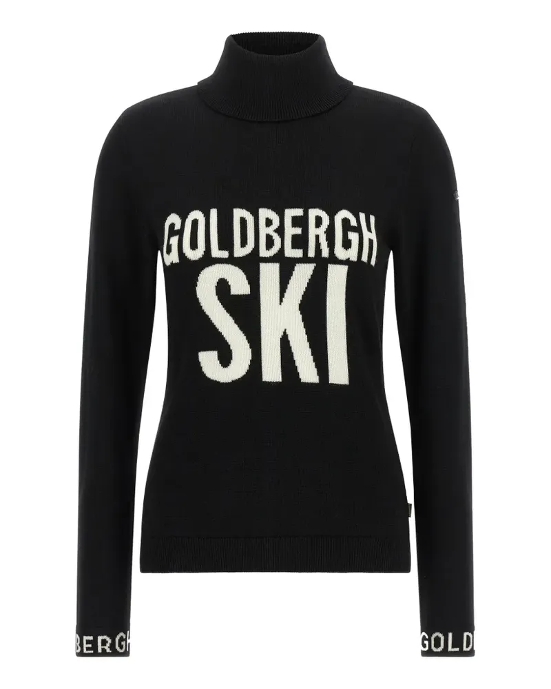 GOLDBERGH Hoi logo-intarsia sweater - Schwarz Schwarz