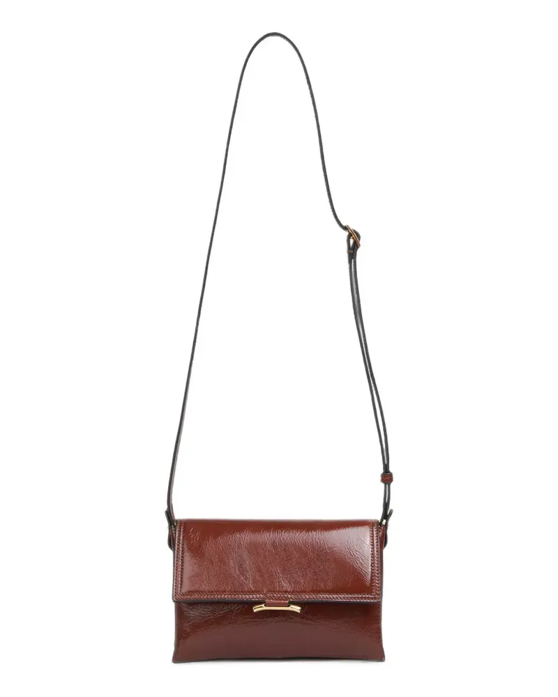 WANDLER Ida Trio leather mini shoulder bag - Braun Braun