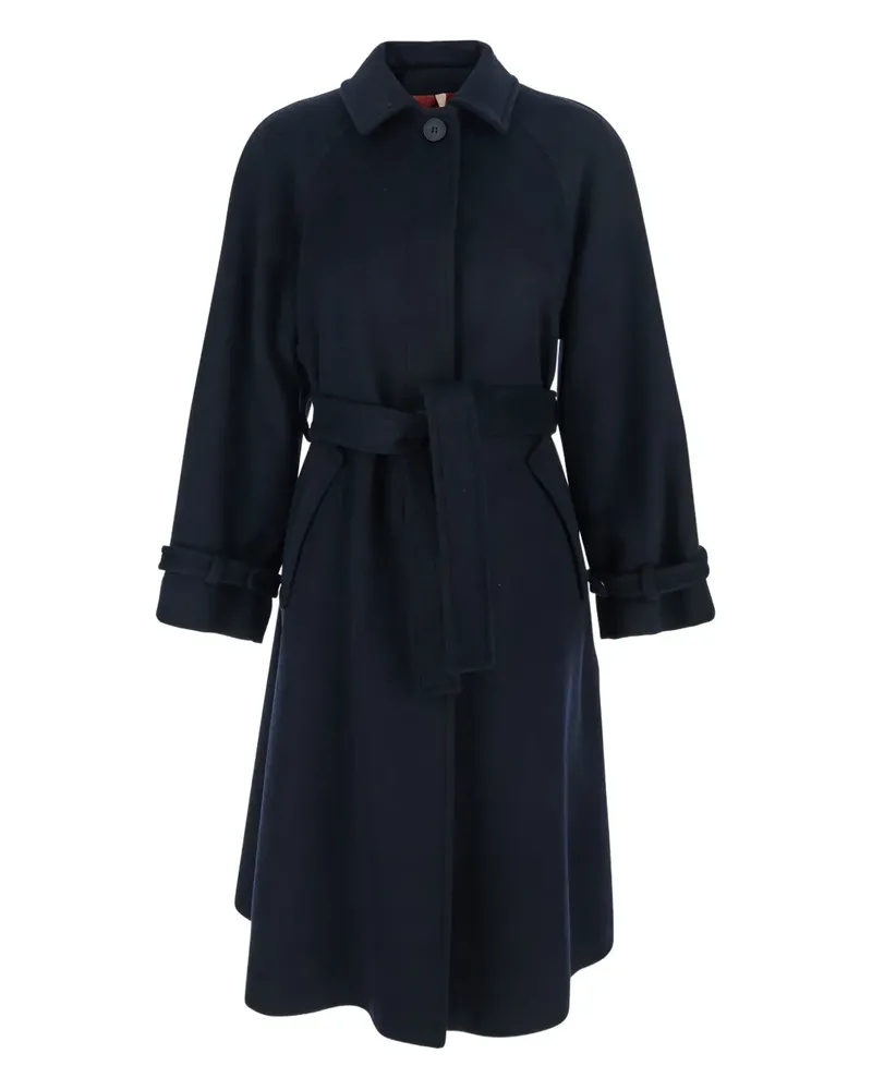 ..,merci Mantel mit Gürtel - Blau Blau