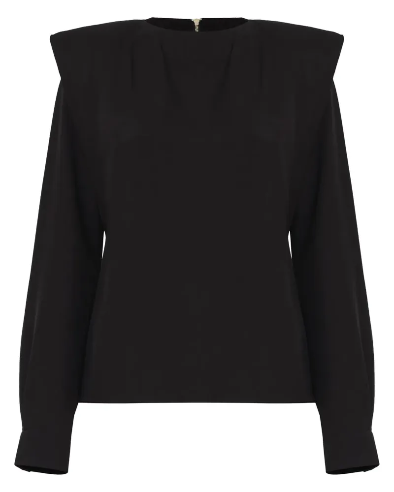 Gloria Coelho Isabella Fiorentino Bluse - Schwarz Schwarz