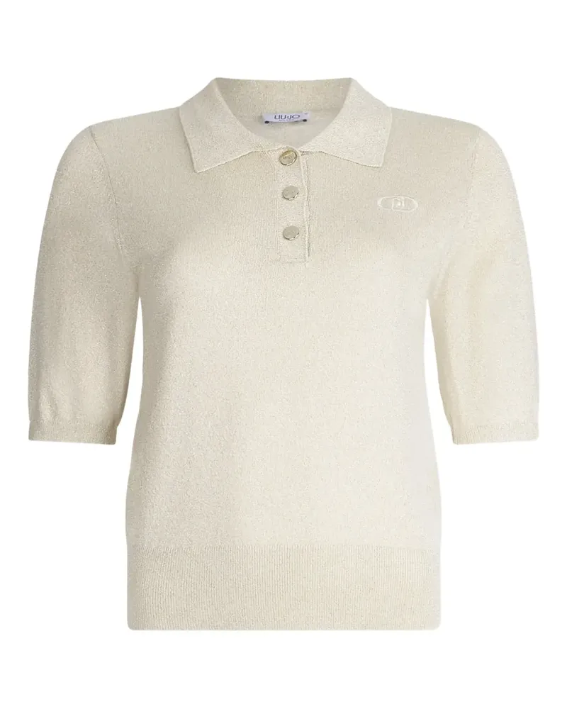 Liu Jo Klassisches Poloshirt - 04120 WHITE WOOL 04120