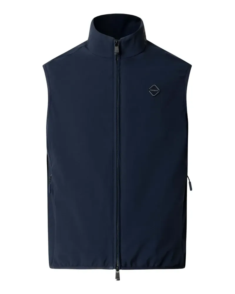 Hackett Softshell-Weste mit Reißverschluss - Blau Blau