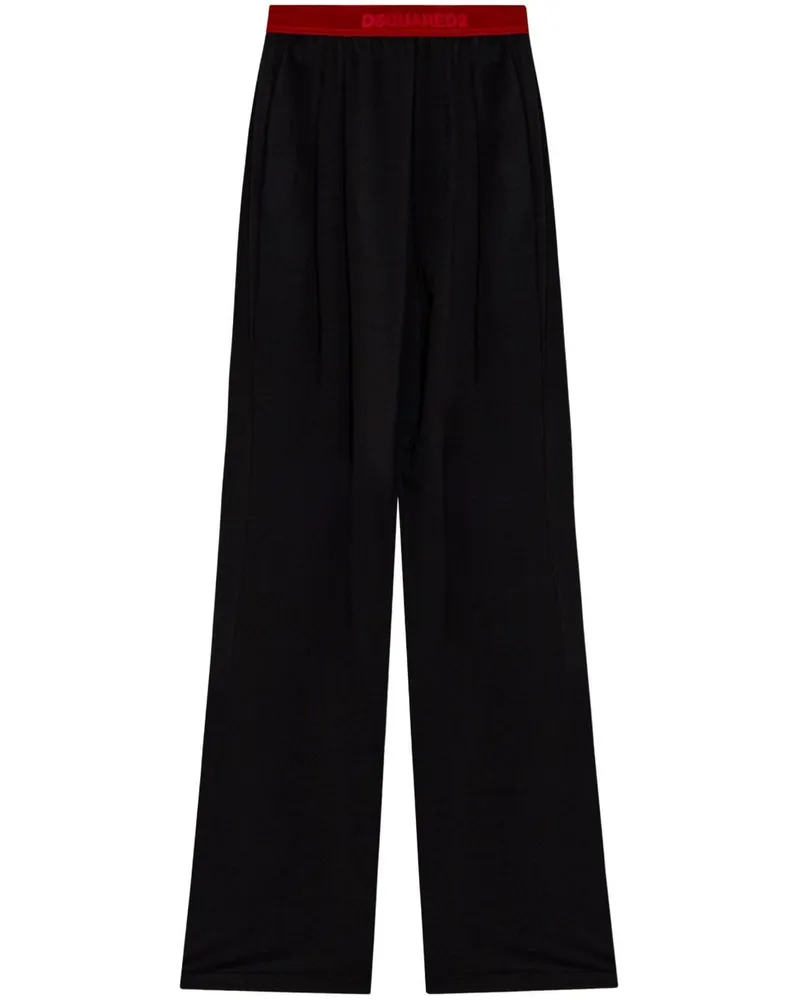 Dsquared2 Hose mit geradem Bein - Schwarz Schwarz