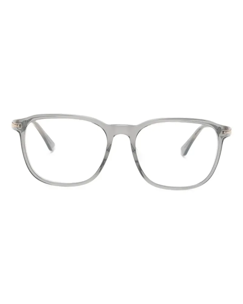 Montblanc Brille mit breitem Gestell - Grau Grau