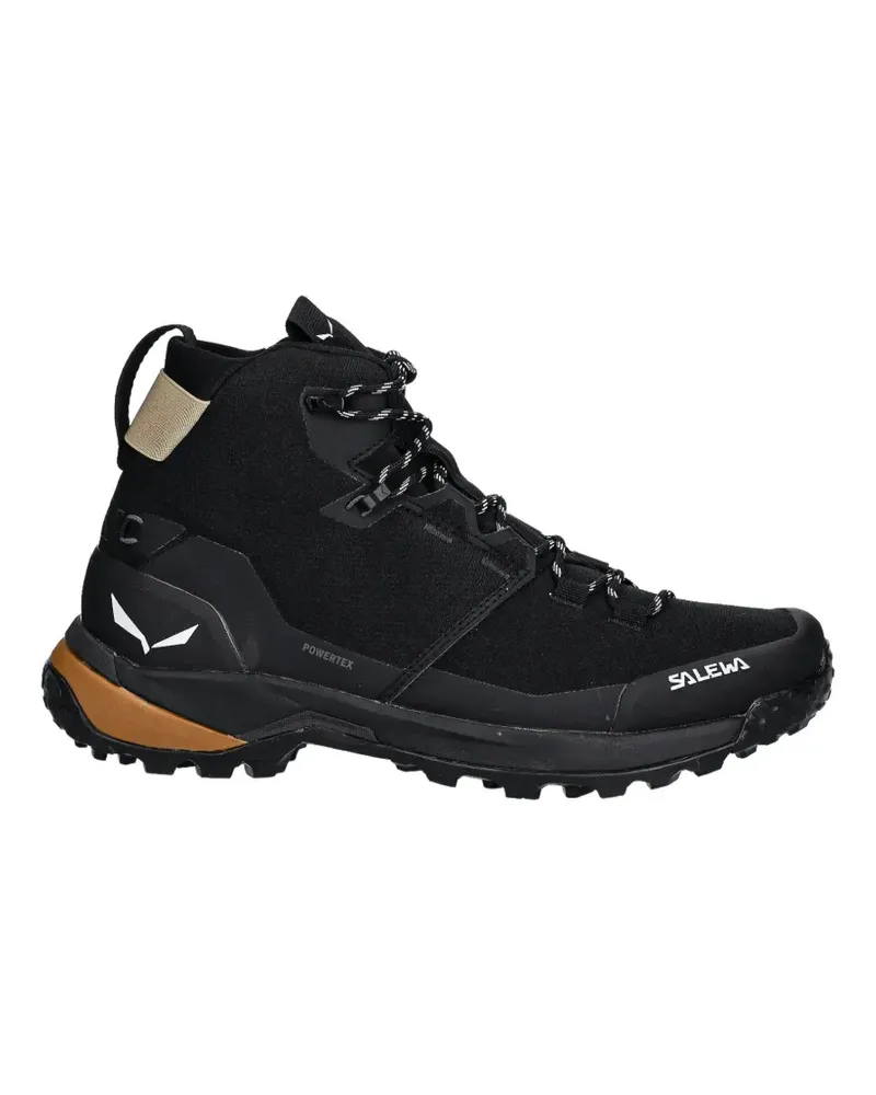 Salewa logo-print performance footwear - Schwarz Schwarz