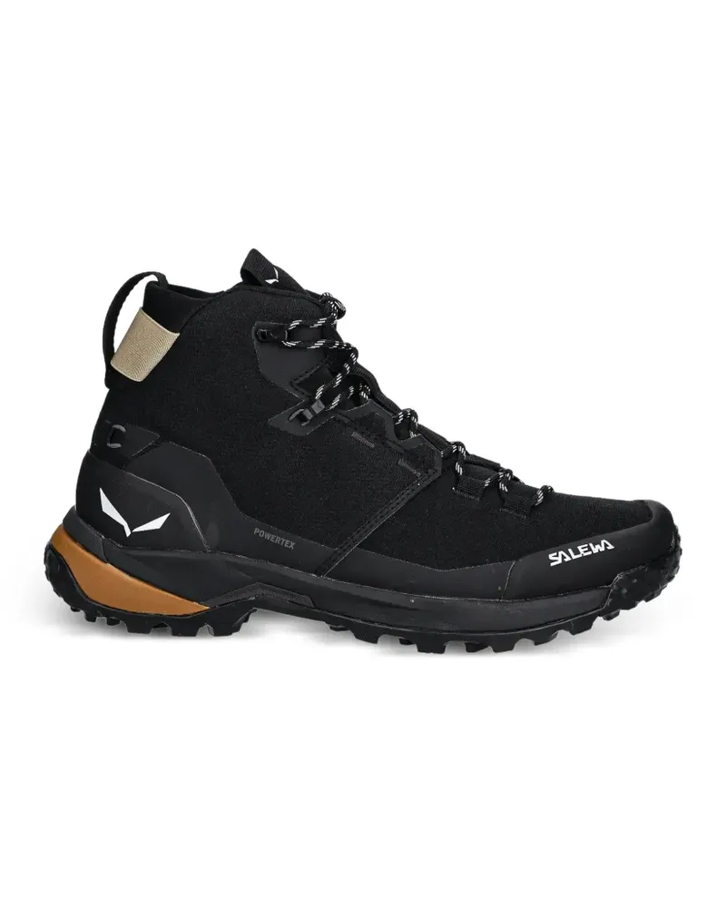 Salewa logo-print performance footwear - Schwarz Schwarz