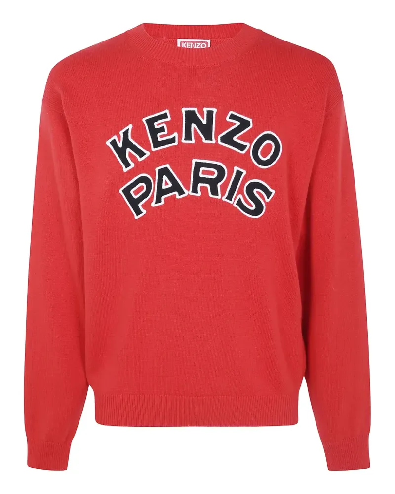 Kenzo logo-embroidered sweatshirt - Rot Rot