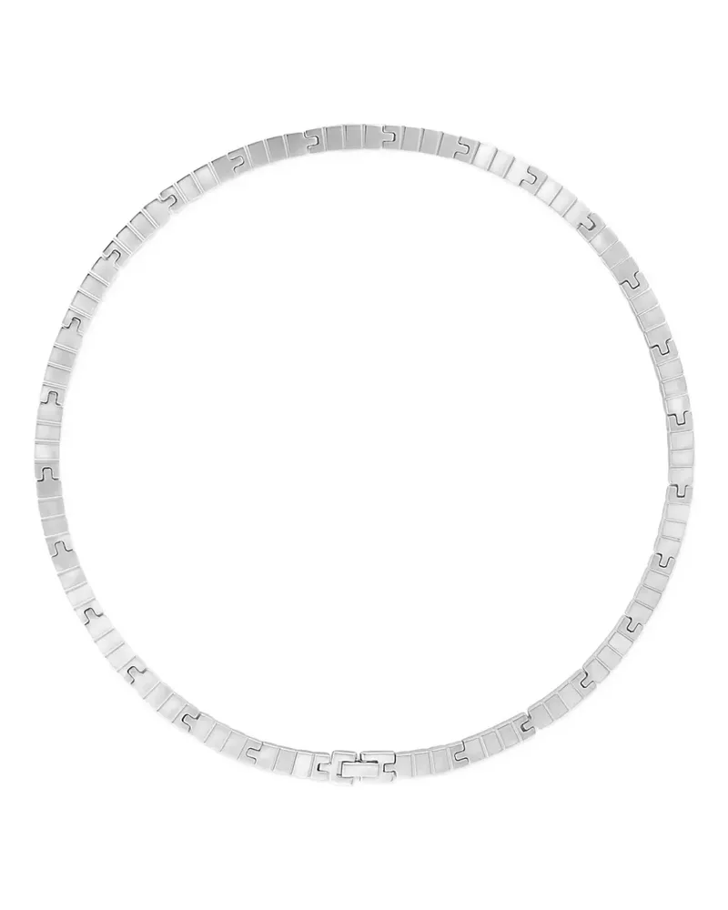 IVI Collection Slim Slot Halskette - Silber Silber