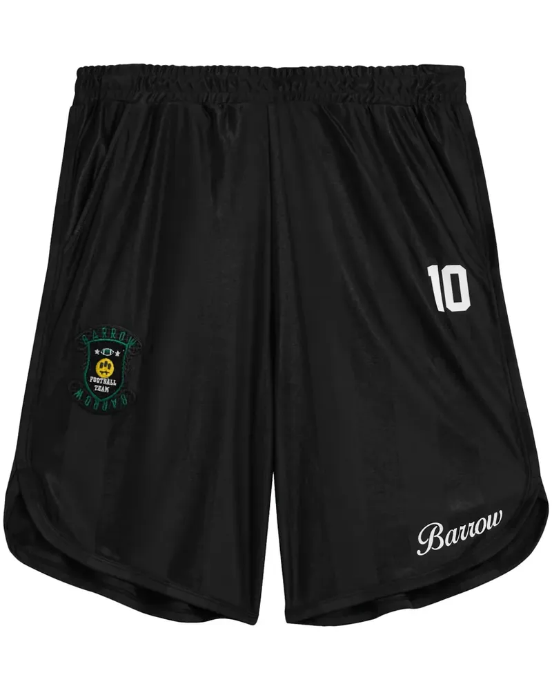 BARROW Shorts mit Logo-Print - Schwarz Schwarz