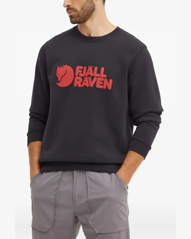 Fjäll Räven 1960 Pullover mit Logo-Patch - Schwarz Schwarz