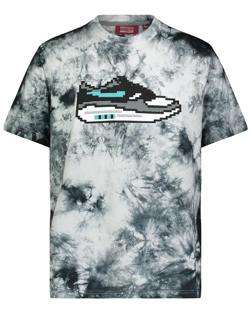 Mostly Heard Rarely Seen T-Shirt mit Batikmuster - Schwarz Schwarz
