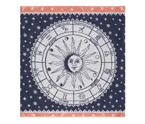 Gewebtes Astrology Wheel Kissen - Blau