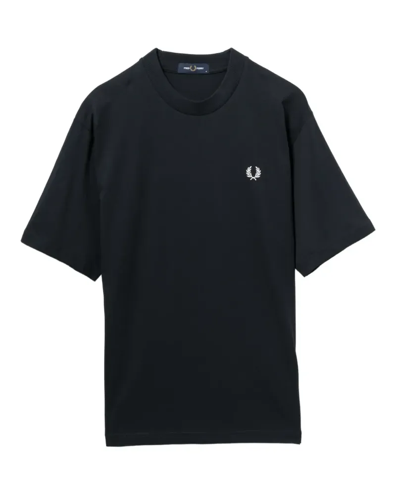 Fred Perry T-Shirt mit Logo-Stickerei - Blau Blau