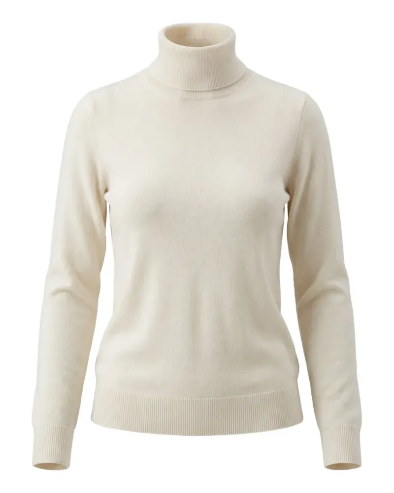 Patrizia Pepe Klassischer Rollkragenpullover - Weiß Weiß