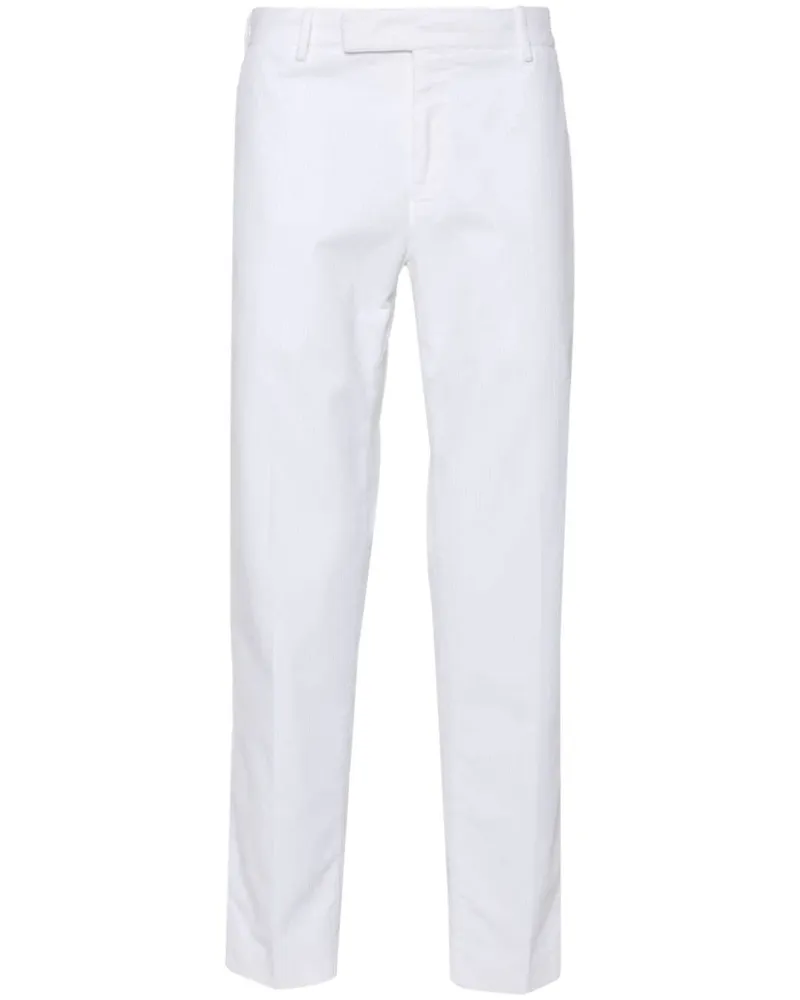 PT TORINO Tapered-Hose aus Cord - Weiß Weiß