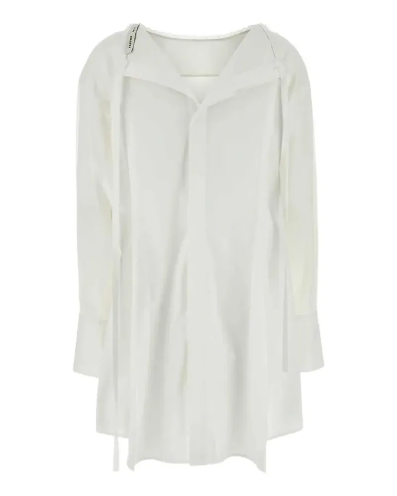 Carven Esperanto panelled boat-neck mini dress - Weiß Weiß