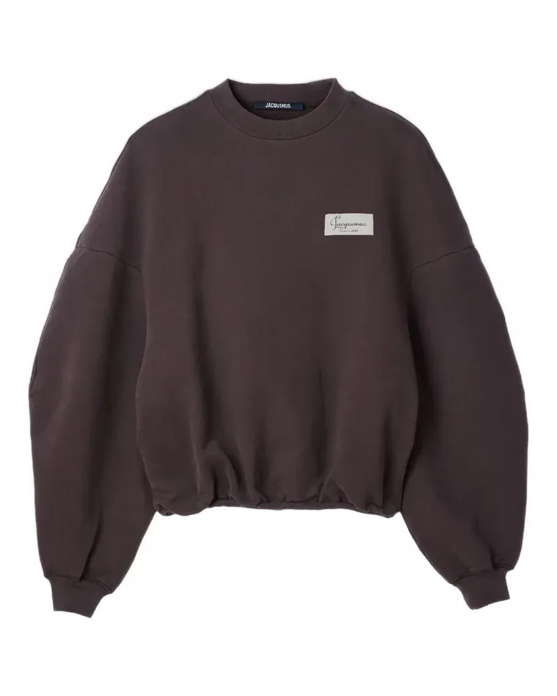 Jacquemus Sweatshirt mit tiefen Schultern - Braun Braun