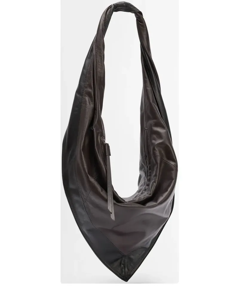 Christophe Lemaire Scarf Schultertasche - Schwarz Schwarz