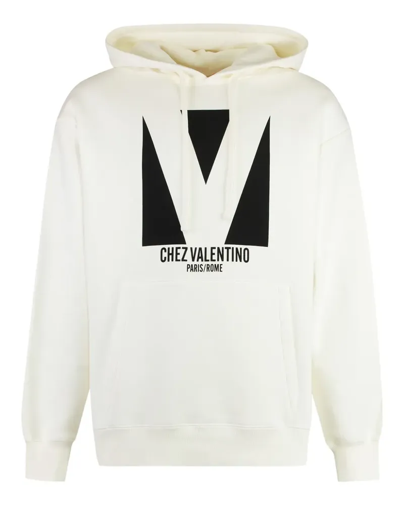 Valentino Garavani Hoodie mit Chez-Patch - Weiß Weiß