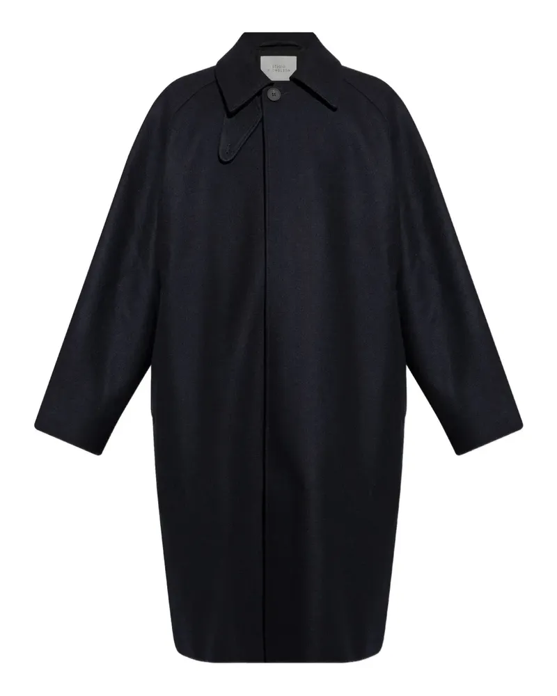 Studio Nicholson Cabo single-breasted coat - Blau Blau
