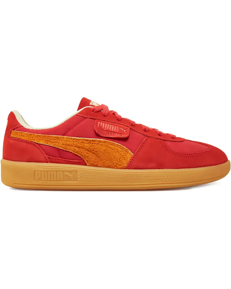 Puma Palermo Weathered "Red Fire" Sneakers - Rot Rot