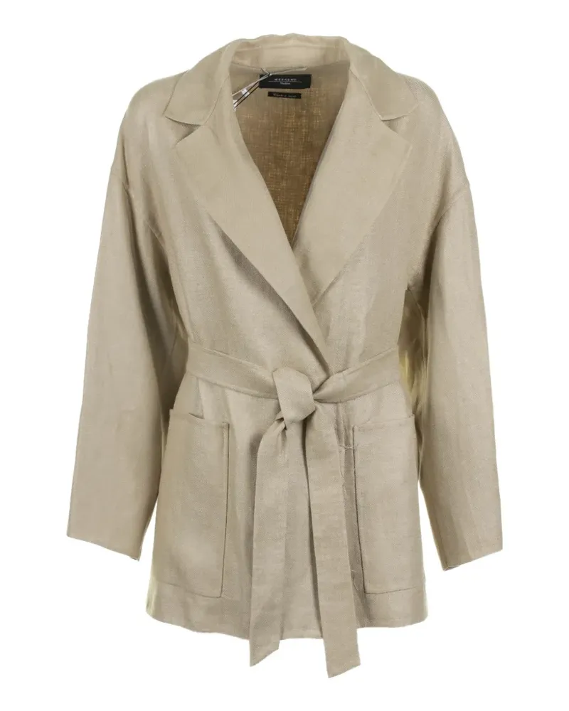 Max Mara belted jacket - Nude Nude