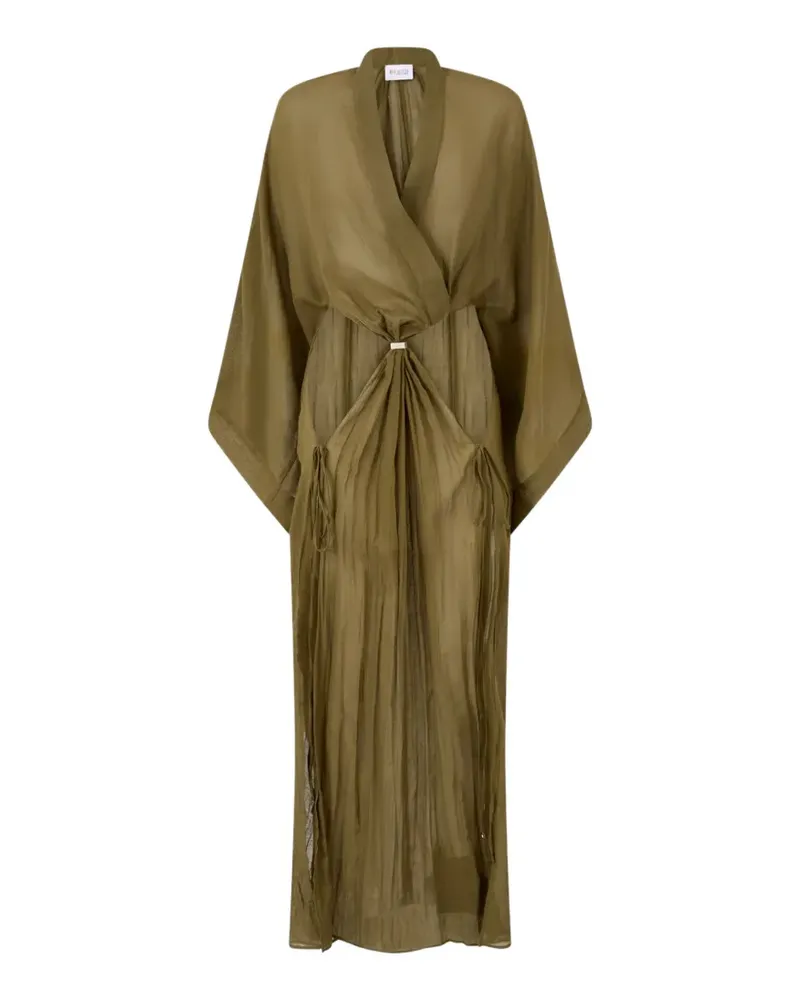 ATTICO military green maxi dress - Grün Grün