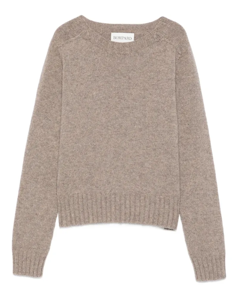 Eric Bompard Kaschmirpullover mit Rundhalsausschnitt - Braun Braun