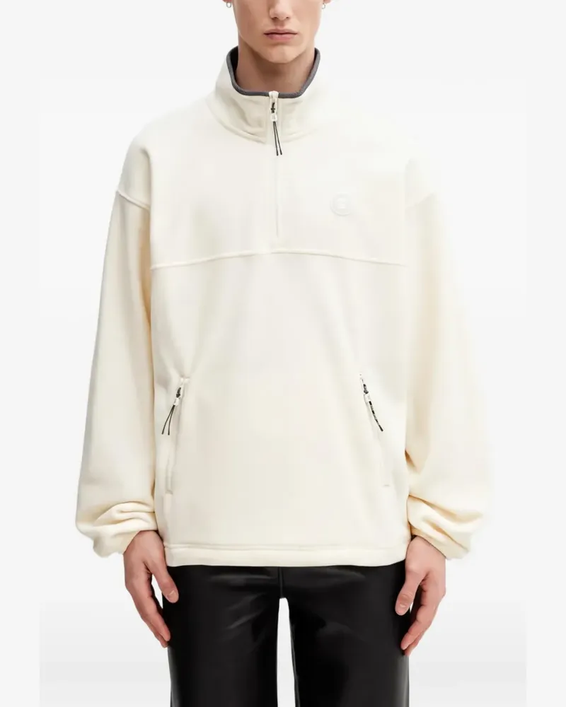 BAPE Sweatshirt mit Reißverschluss - Nude Nude