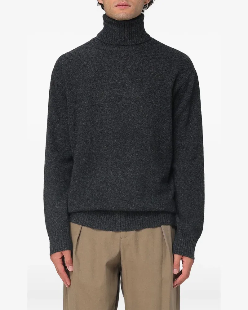 A.P.C. Mahe Strickkleid mit Rollkragen - Grau Grau