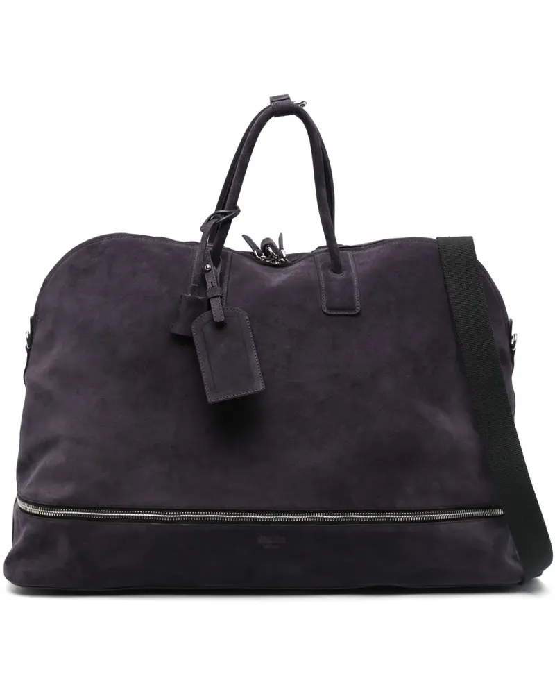 Moschino Reisetasche aus Wildleder - Violett Violett