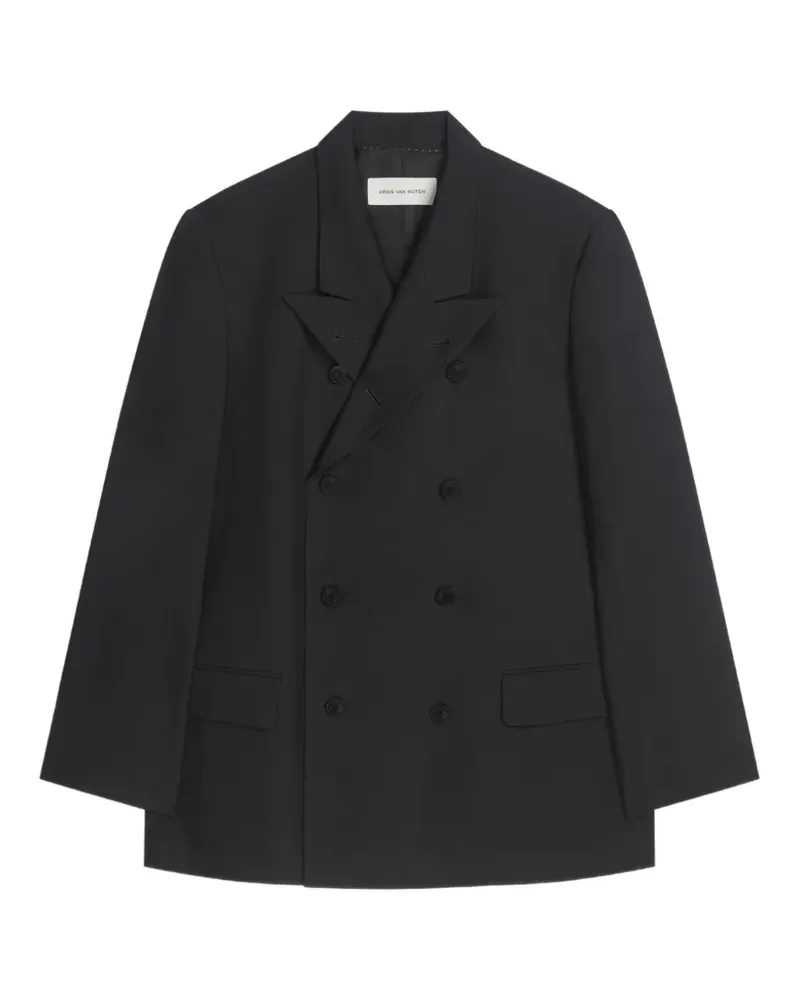 Dries van Noten Sakko im Oversized-Look - Schwarz Schwarz