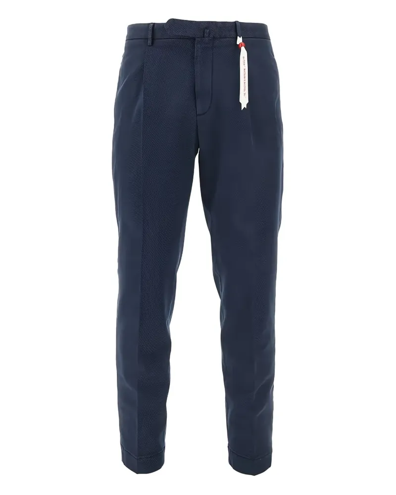 Biagio Santaniello Arechi gabardine trousers - Blau Blau