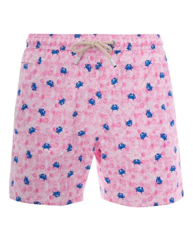 MC2 Saint Barth Comfort Light Crab Bubble Costume Badeshorts - Rosa Rosa