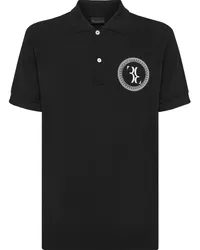 Billionaire Piquet Polo Shirt Schwarz