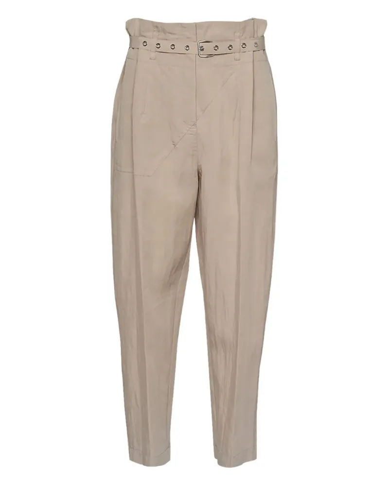 3.1 phillip lim Tapered-Hose mit Gürtel - Nude Nude