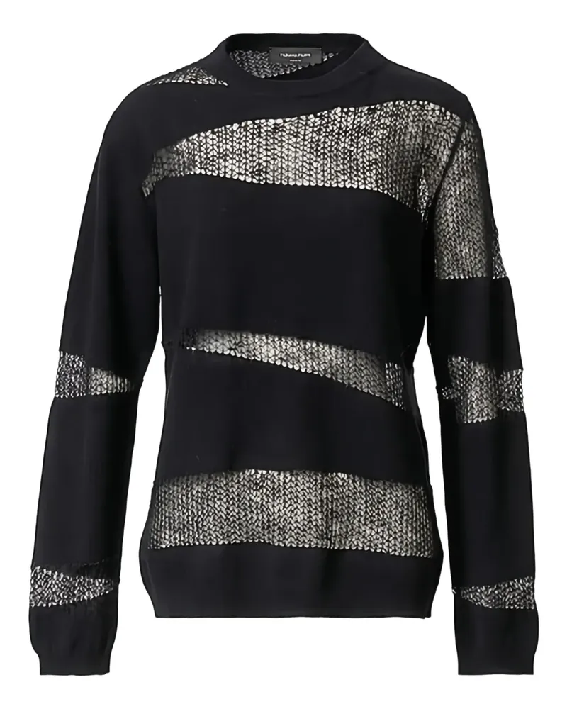 Fabiana Filippi Langärmeliger Pullover - Schwarz Schwarz