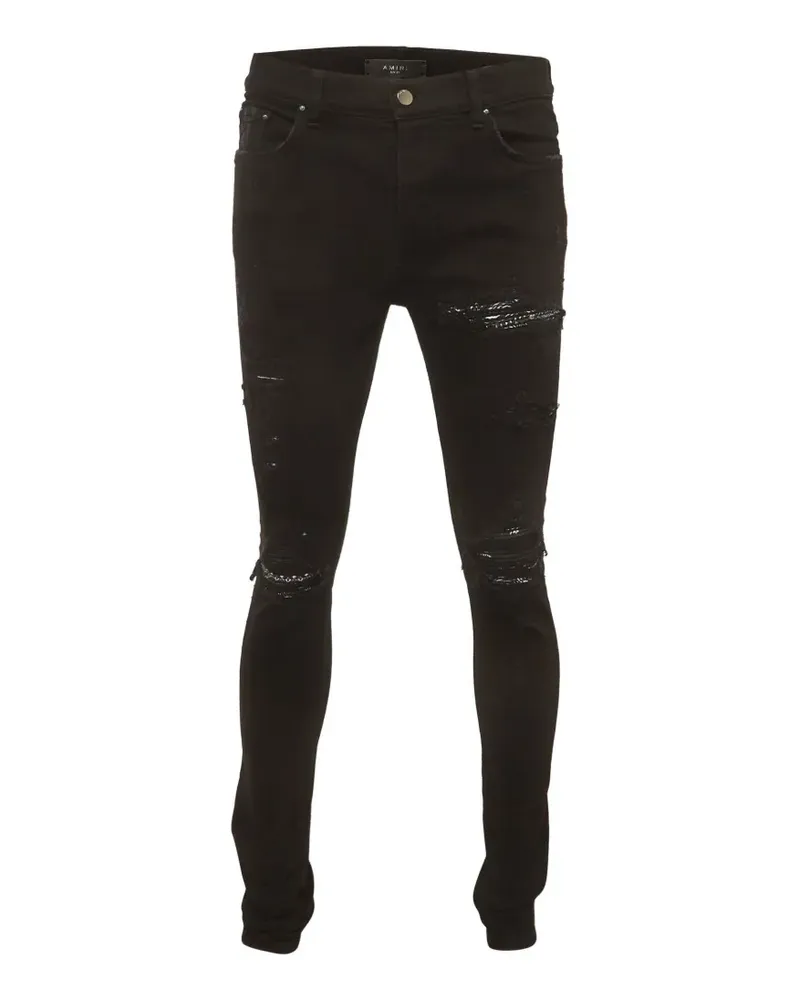 Amiri distressed slim-fit jeans - Schwarz Schwarz