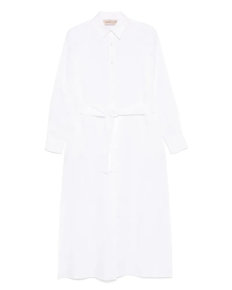 Blanca Cridio Maxikleid - Weiß Weiß